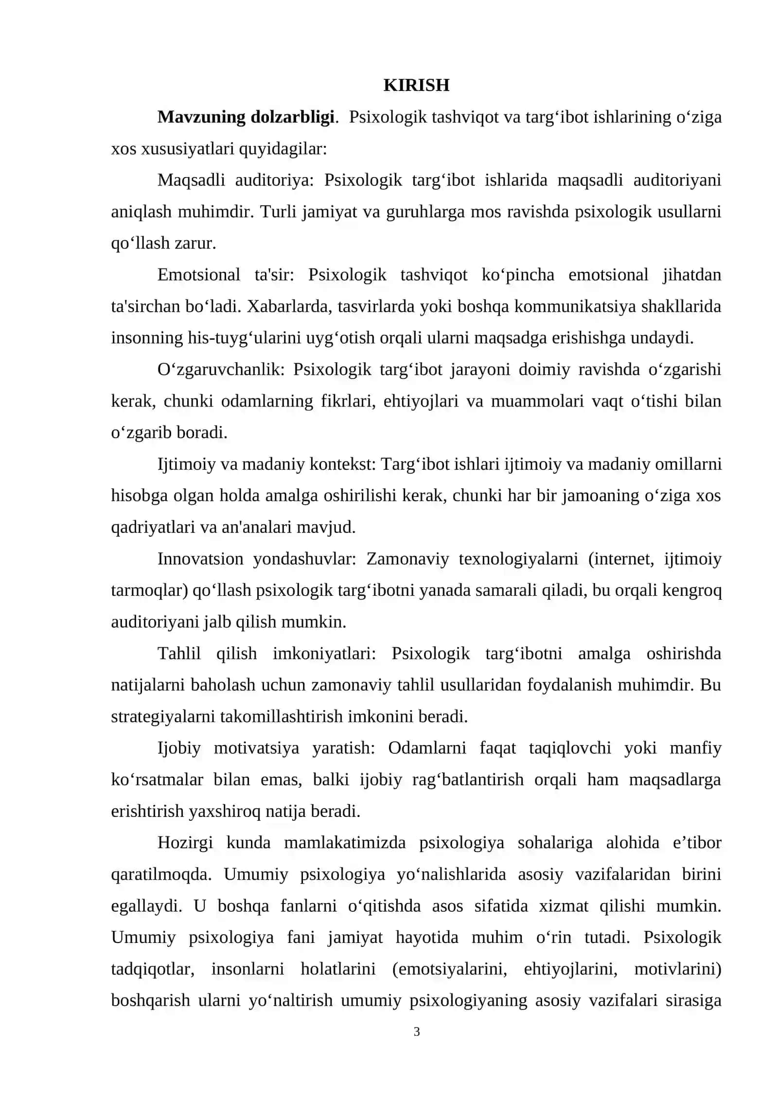 PSIXOLOGIK TASHVIQOD TARG‘IBOT ISHLARINING O‘ZIGA XOS XUSUSIYATLAR 3