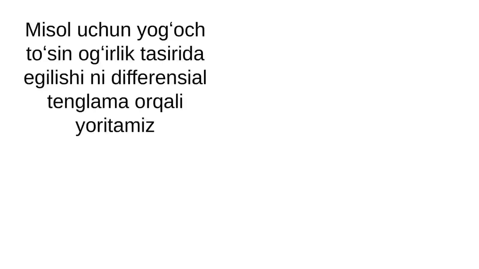 Differensial tenglamalarning qurilish sohasiga tatbiqi 3