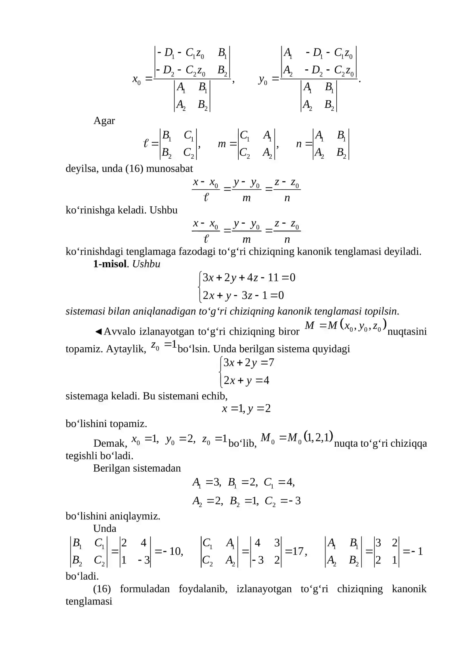 Fazodagi geometriya 3