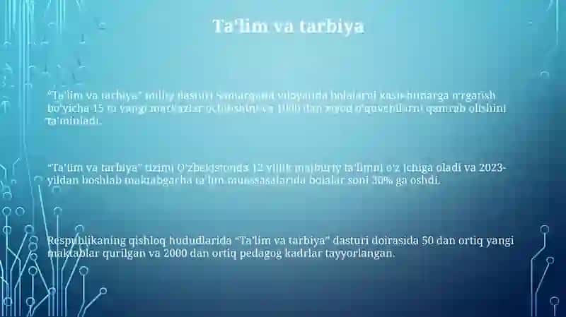 Ta'lim va tarbiya 3