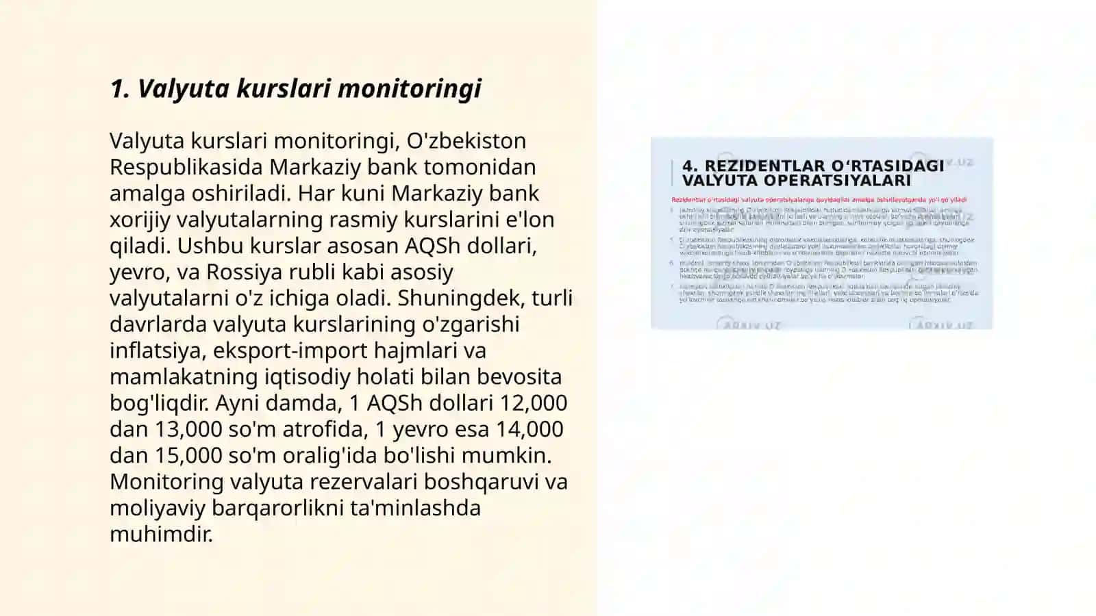 Valyuta kurslari monitoringi 3