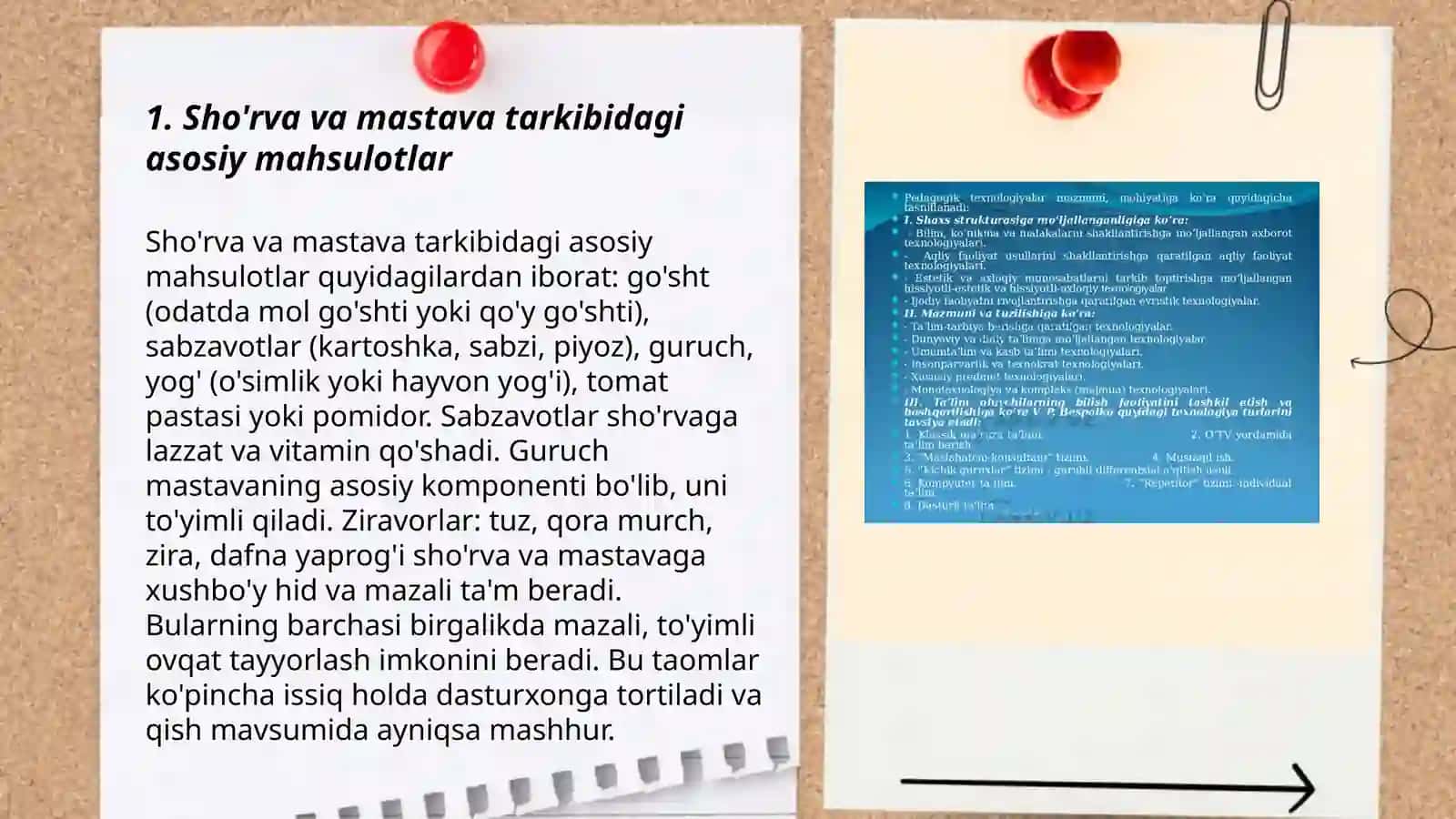 Shoʻrva va Mastava tayyorlash texnologiyasi 3