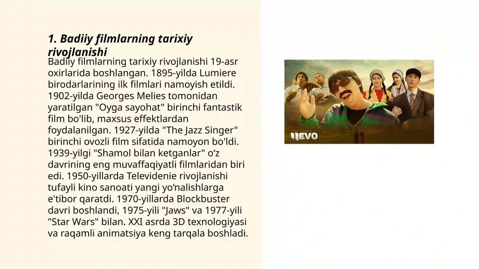 Badiiy filmlar va ommaviy madaniyat Xaitova Yulduz 3