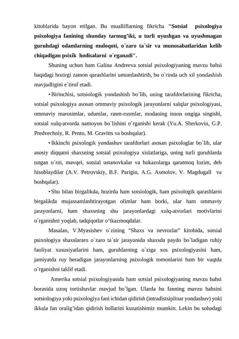 Sotsial Psixologiya Fanining Predmeti va Vazifalari 3