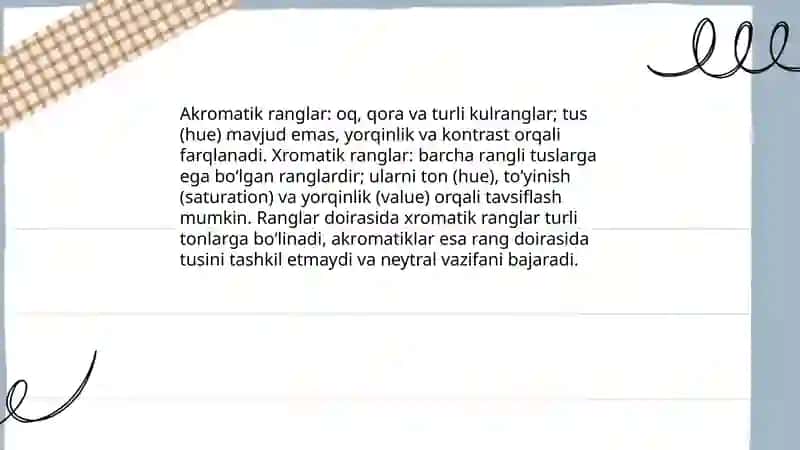 Rang turlari 3