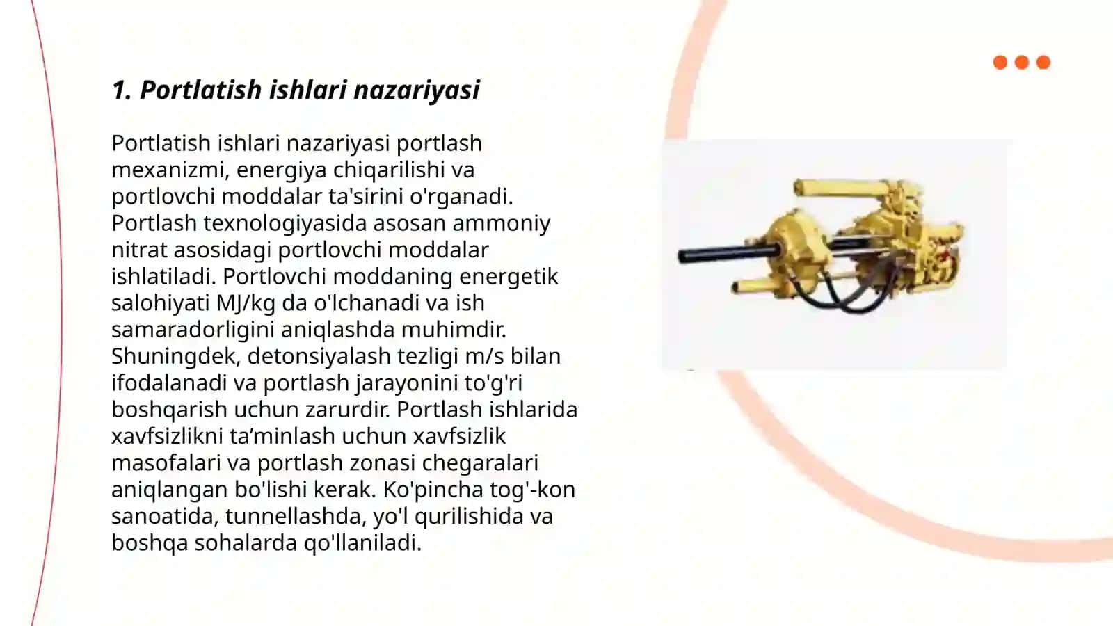 Portlatish ishlari nazariyasi 3