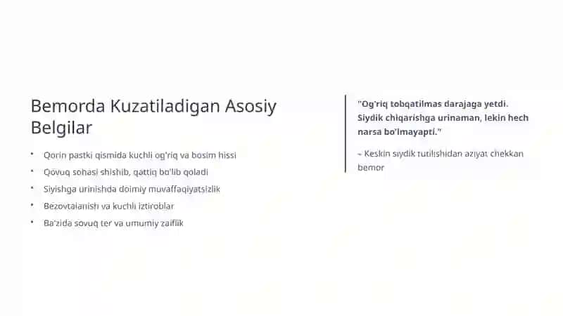 Keskin Siydik Tutilishi 3