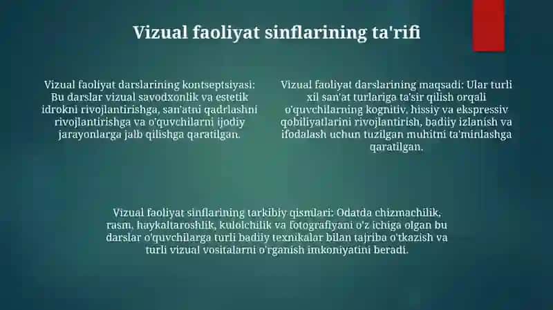 Tasviriy Faoliyat MashgʻUlotlarini Tashkil Etish 3