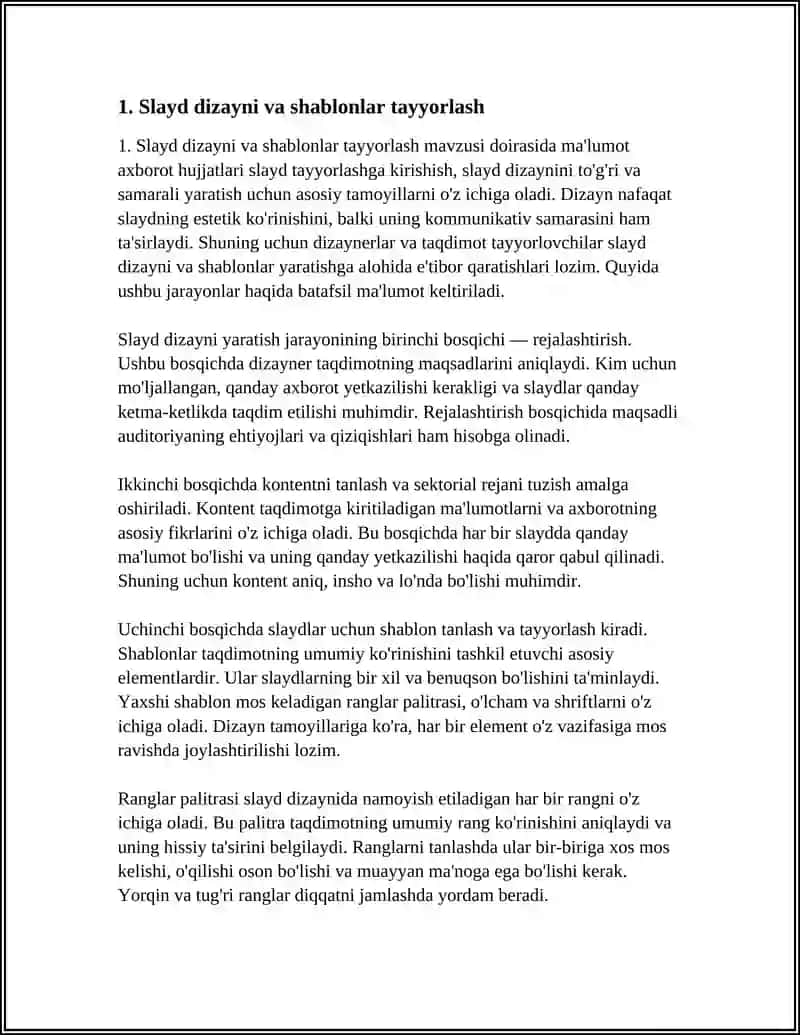 MA'LUMOT AXBOROT XUJJATLARI SLAYD TAYYORLAB BER 3