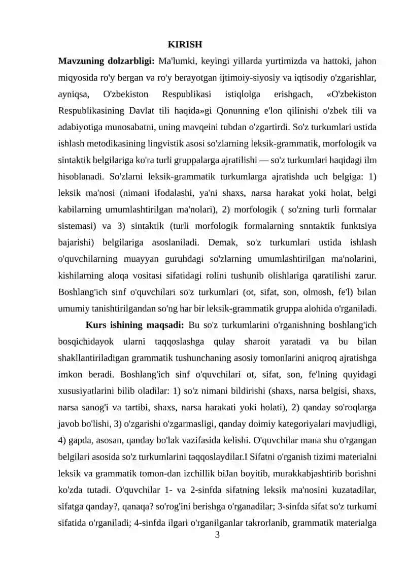 Boshlang’ich sinfda ot mavzusini o’rgatish metodikasi 3