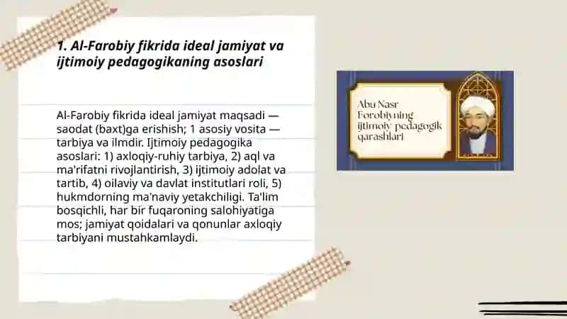 Sharq mutafakkirlarining ijtimoiy pedagogikaga oid ilmiy qarashlari 3