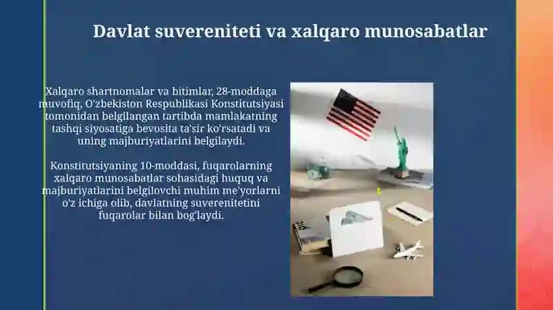 Tashqi siyosatning konstitutsiyaviy asoslari 3