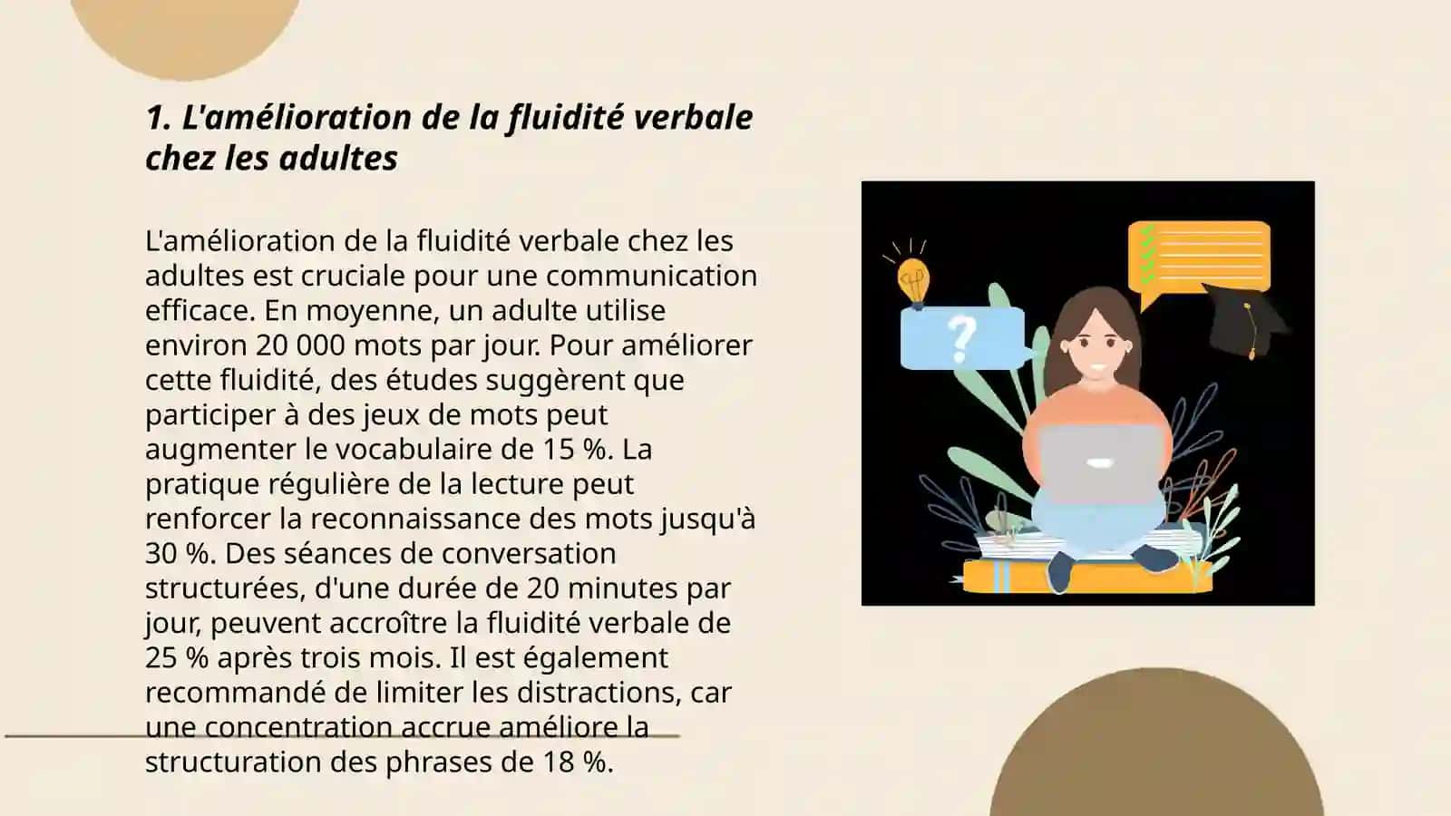 Le système de développement de l’orale et de la production écrite des adultes 3