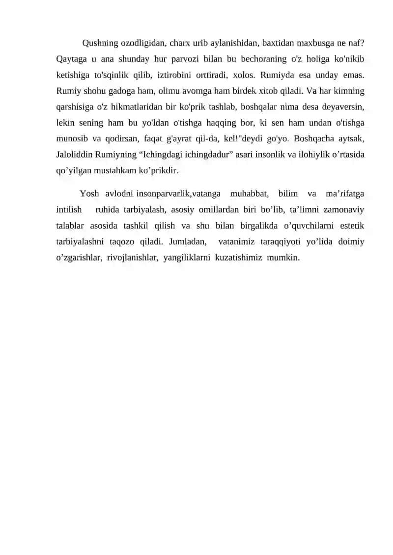 Dunyo va dinning o’ziga xos xususiyatlari 3