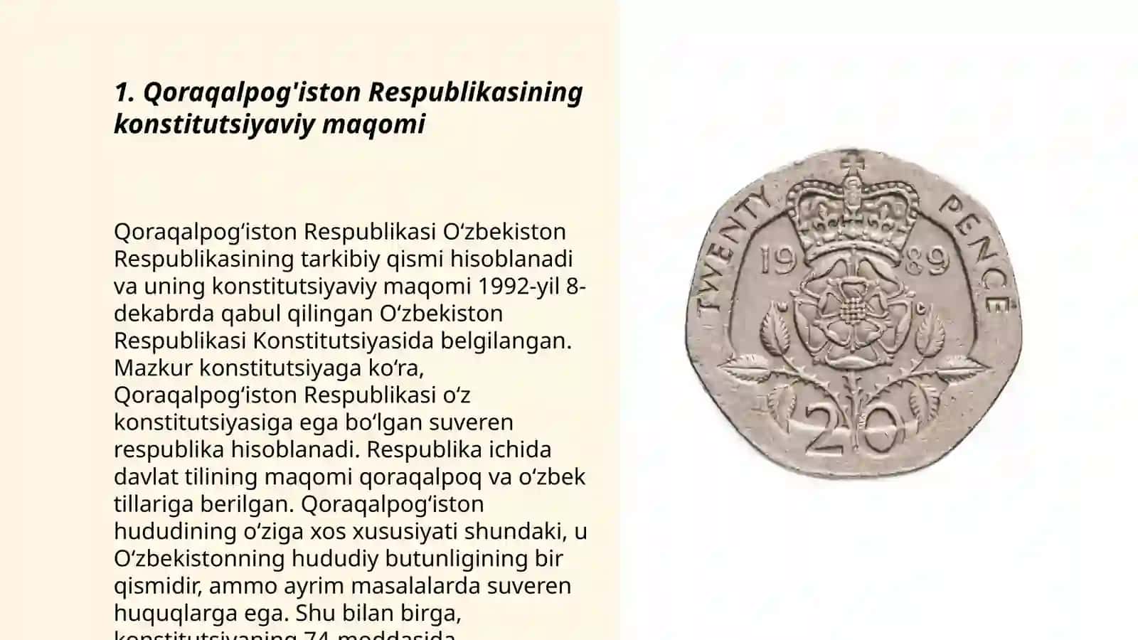 Qoraqalpog'iston Respublikasining konstitutsiyaviy maqomi 3