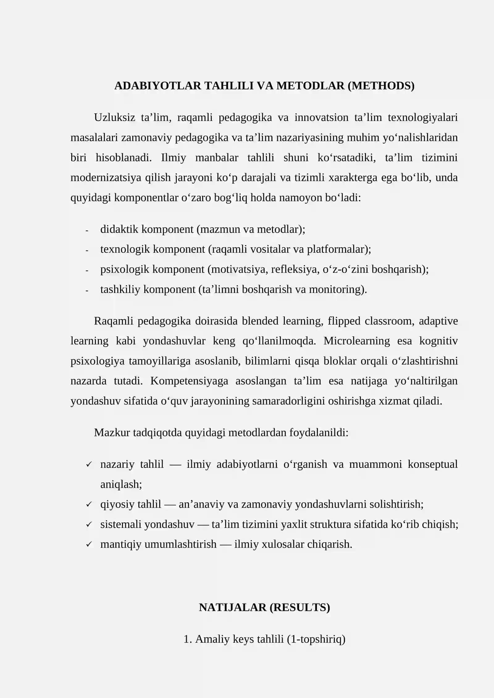 Uzluksiz ta’limdagi tendensiyalar va zamonaviy yondashuvlar. imrad maqola 3