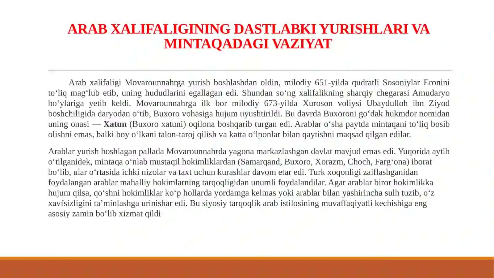 ARAB XALIFALIGINING MOVAROUNNAHRNI ZABT ETISHI: URUSHLAR, STRATEGIYALAR VA TARIXIY OQIBATLAR 3