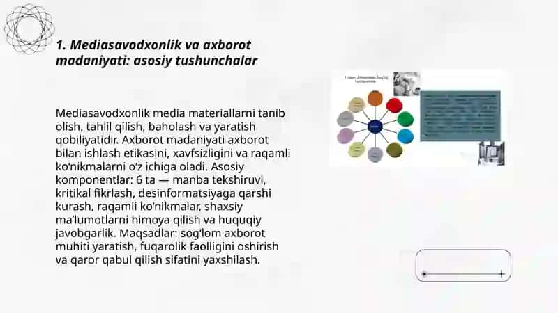Mediasavodxonlik va axborot madaniyati 3