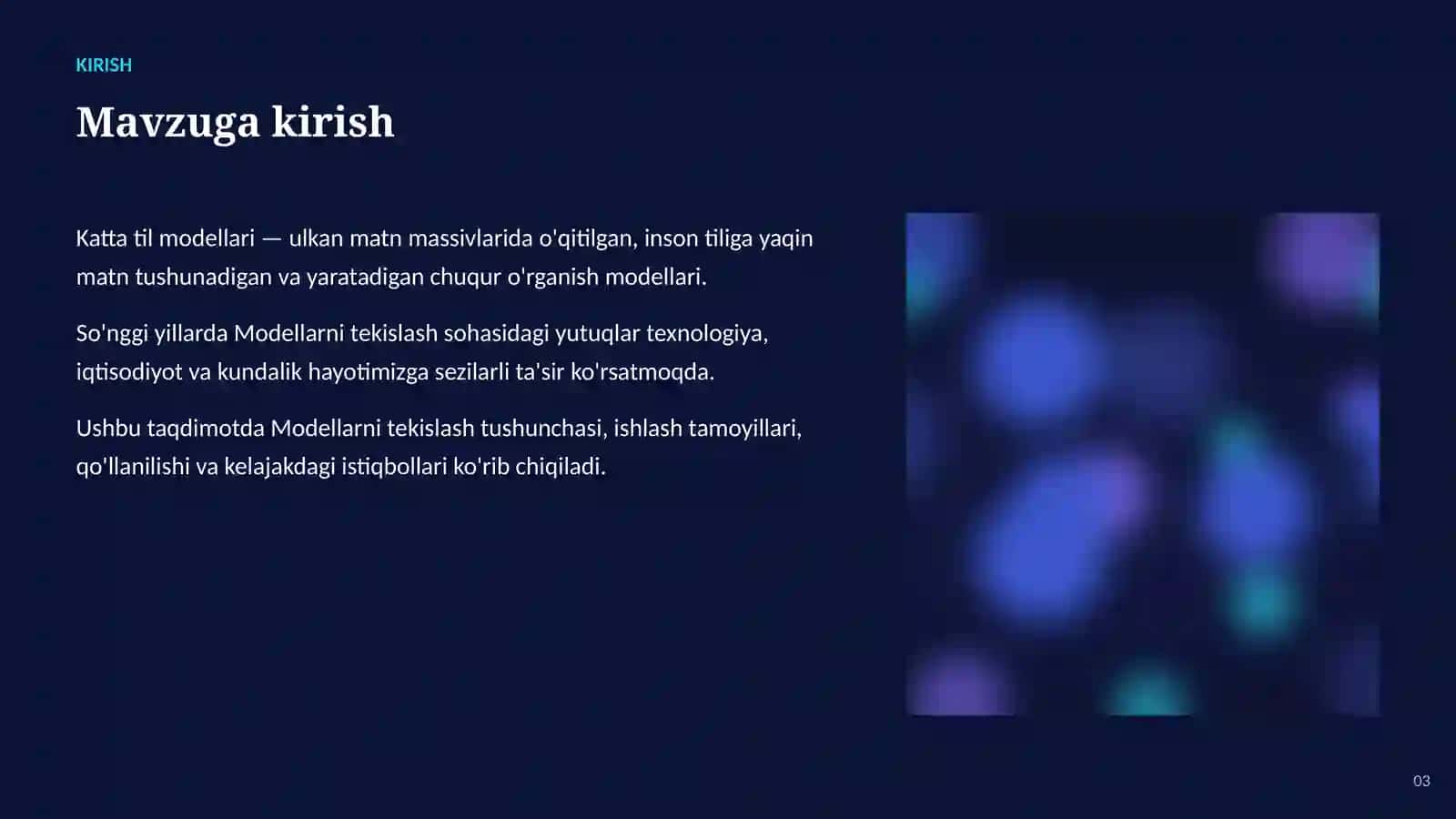Katta til modellari (LLM) 3