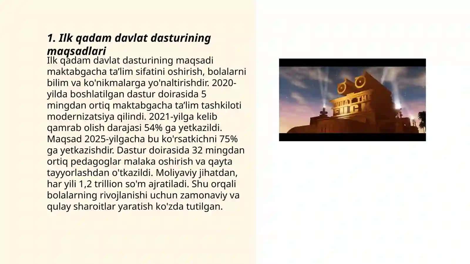 Ilk qadam davlat dasturi asosida bolalarni savdoga oʻrgatish 3