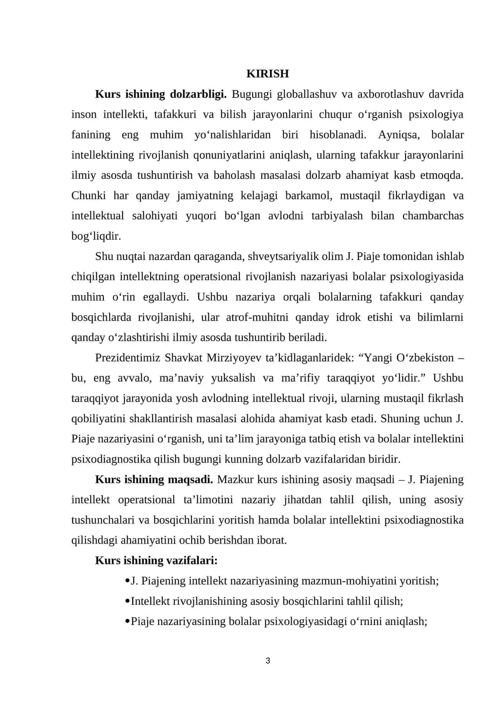 J. Piajening intellekt operatsional ta’limoti 3