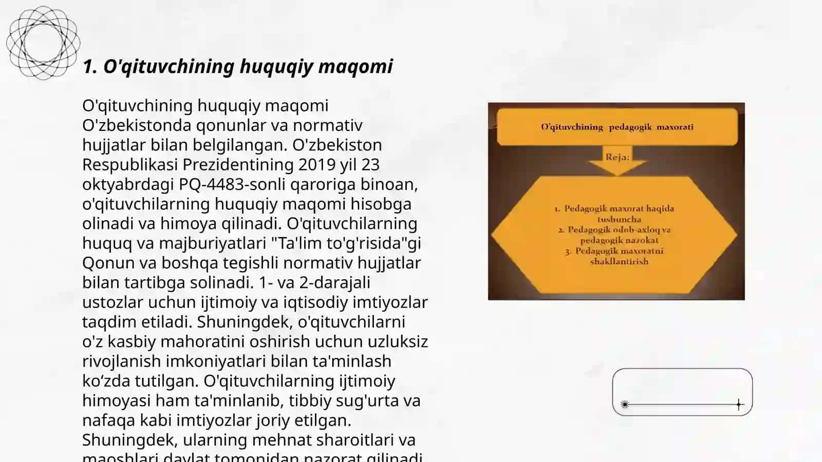 O'qituvchining huquqiy maqomi 3