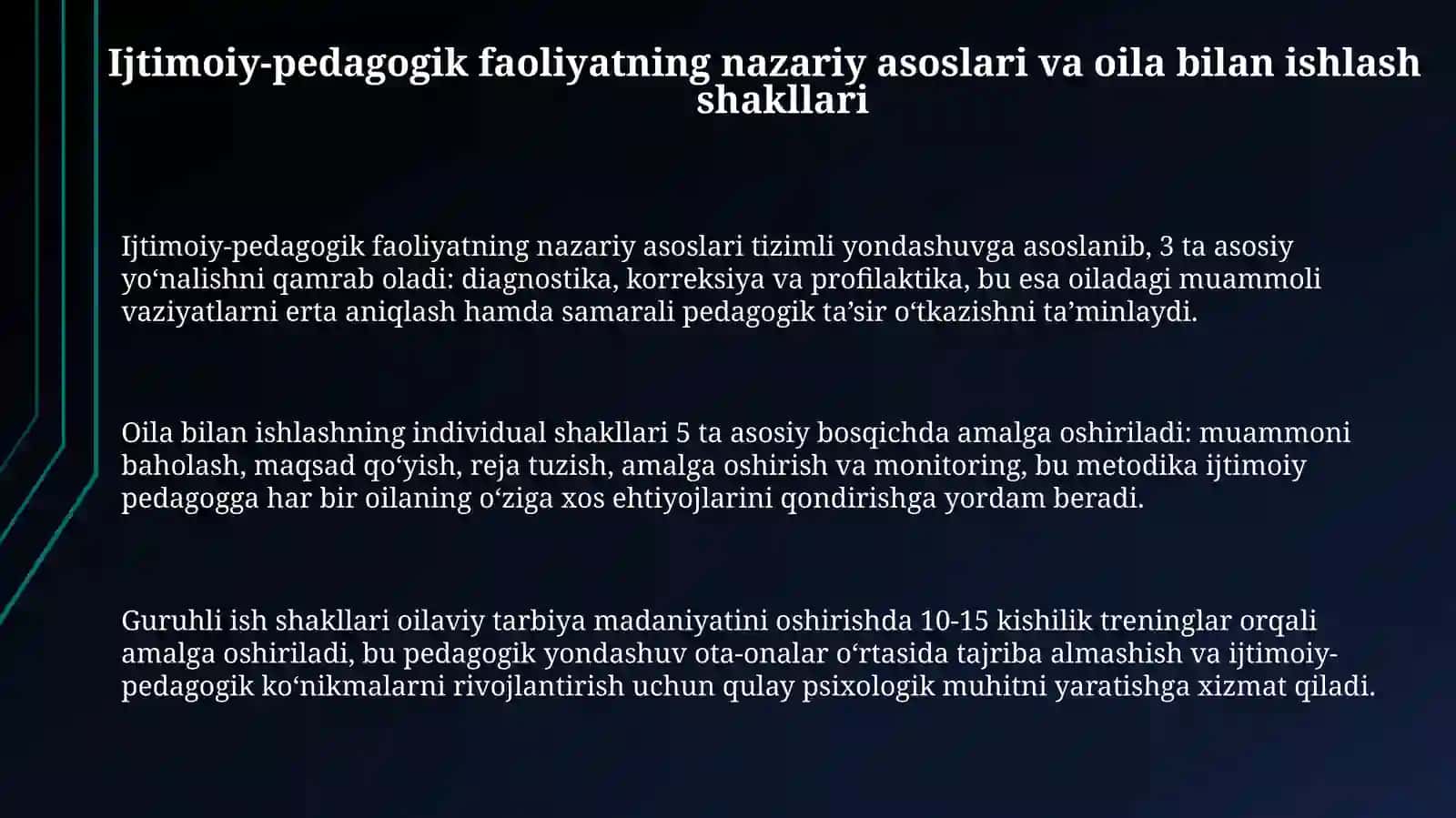 Oila bilan olib boriladigan ijtimoiy-pedagogik faoliyat 3