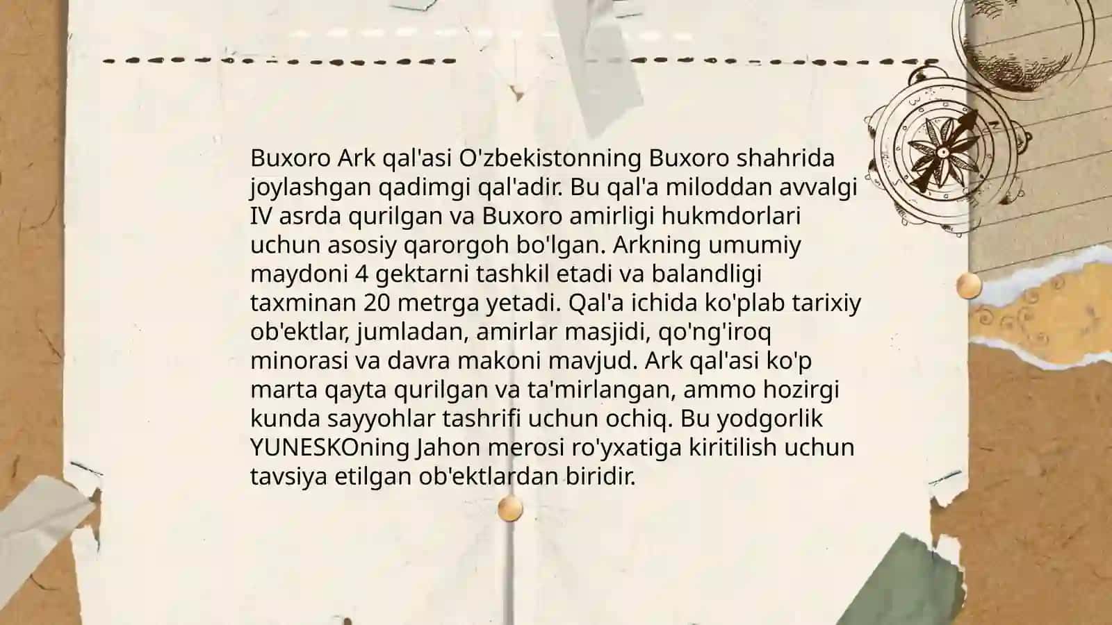 Buxorodagi tarixiy obidalar 3