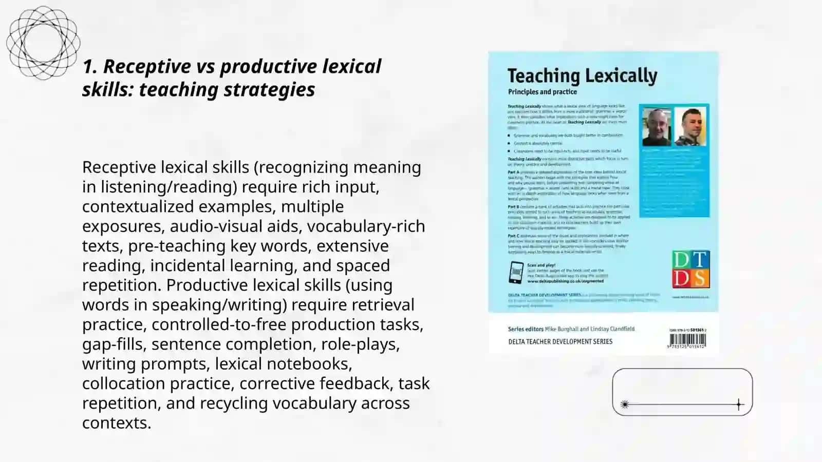 Teaching lexical skill 3