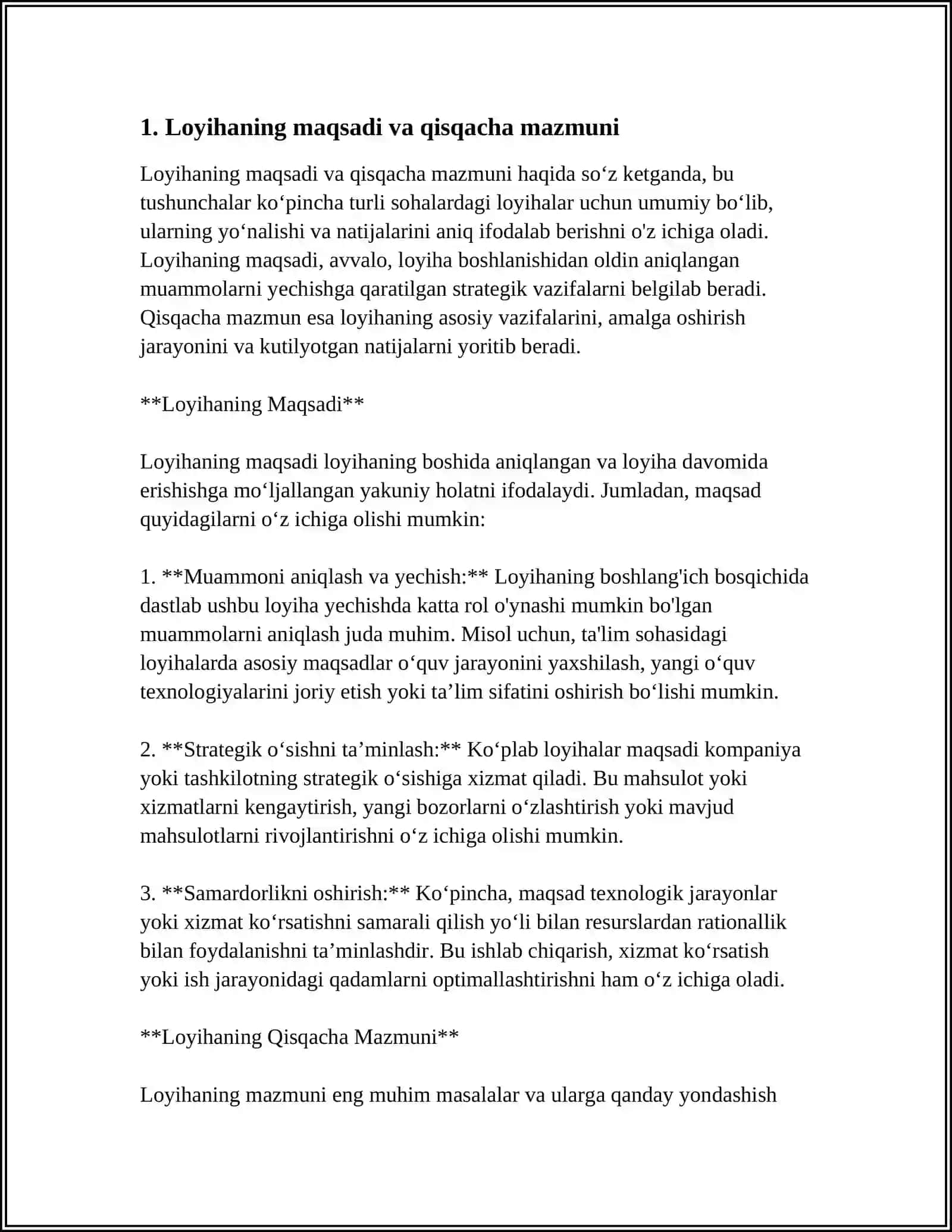 EKOLOGIK TOZA O‘G‘IT ISHLAB CHIQARISH MAVZUSIDA BIZNES REJA TUZISH 3
