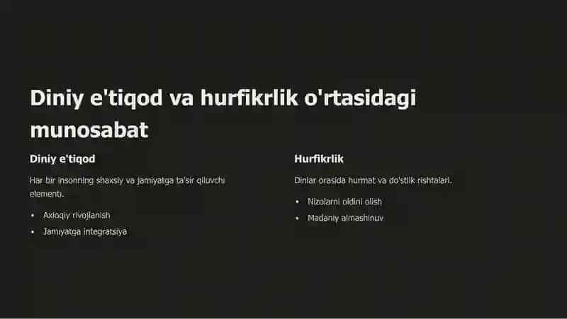 Din va hurfikrlik: Kirish 3