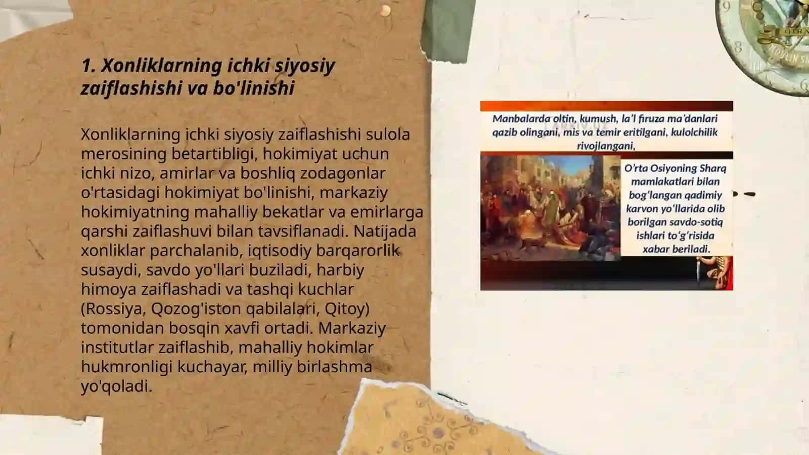 Xonliklarning ichki siyosiy zaiflashishi va bo'linishi 3