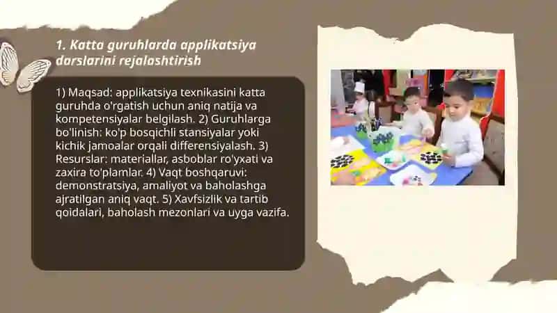 Katta guruhlarda applikatsiyani o'rgatish metodlar 3