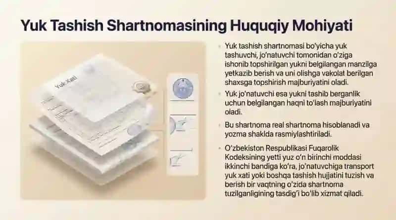 Yuk tashish shartnomasining yozma shakli-yuk xatini tuzish 3