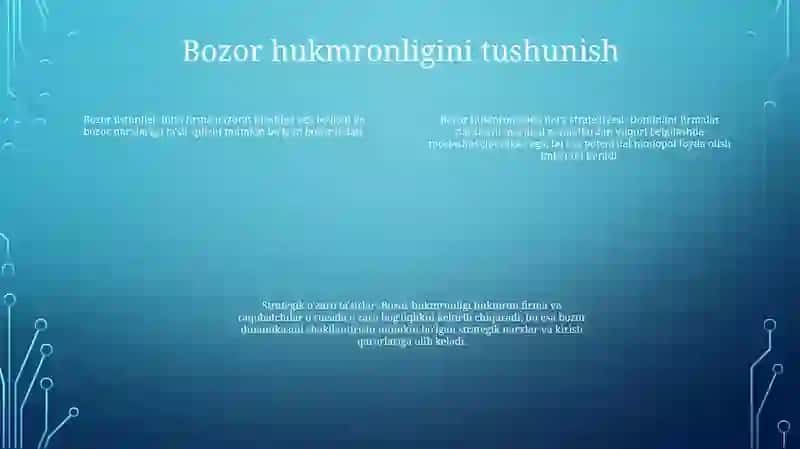 Bozor Hokimiyati Sharoitida Narx Belgilash Tamoyillari 3