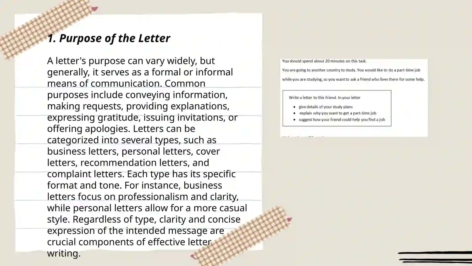 How to write a letter? 3