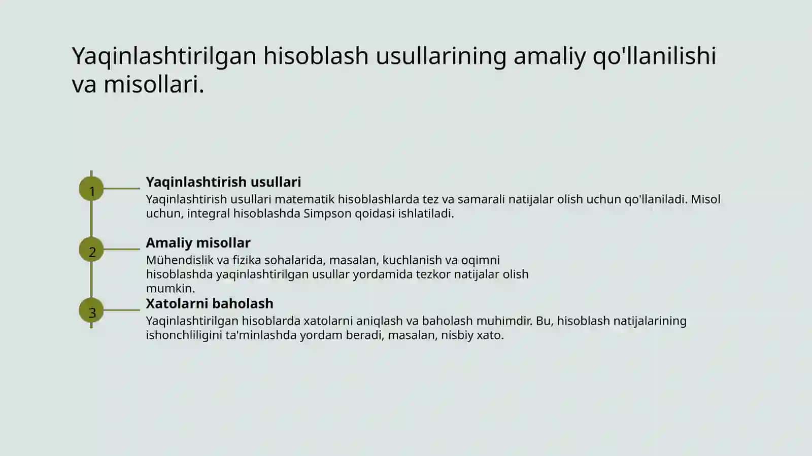 Sonlarni yaxlitlash usullari 3