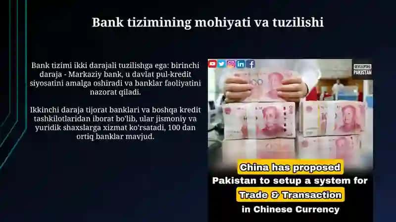Bank tizimlari, pul nima, pul aylanmalari 3