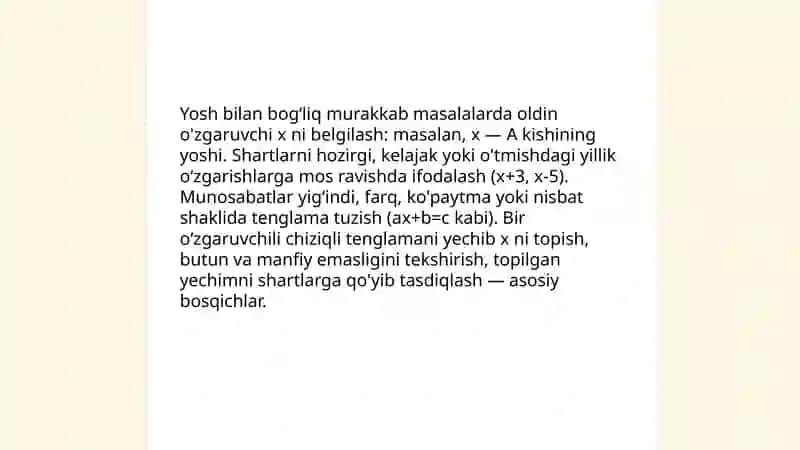 Murakkab masalalarni yechishga oʻrgatish 3