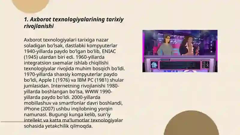 Axborotlarni olish va ulardan foydalanishga asoslangan hukmronlik 3