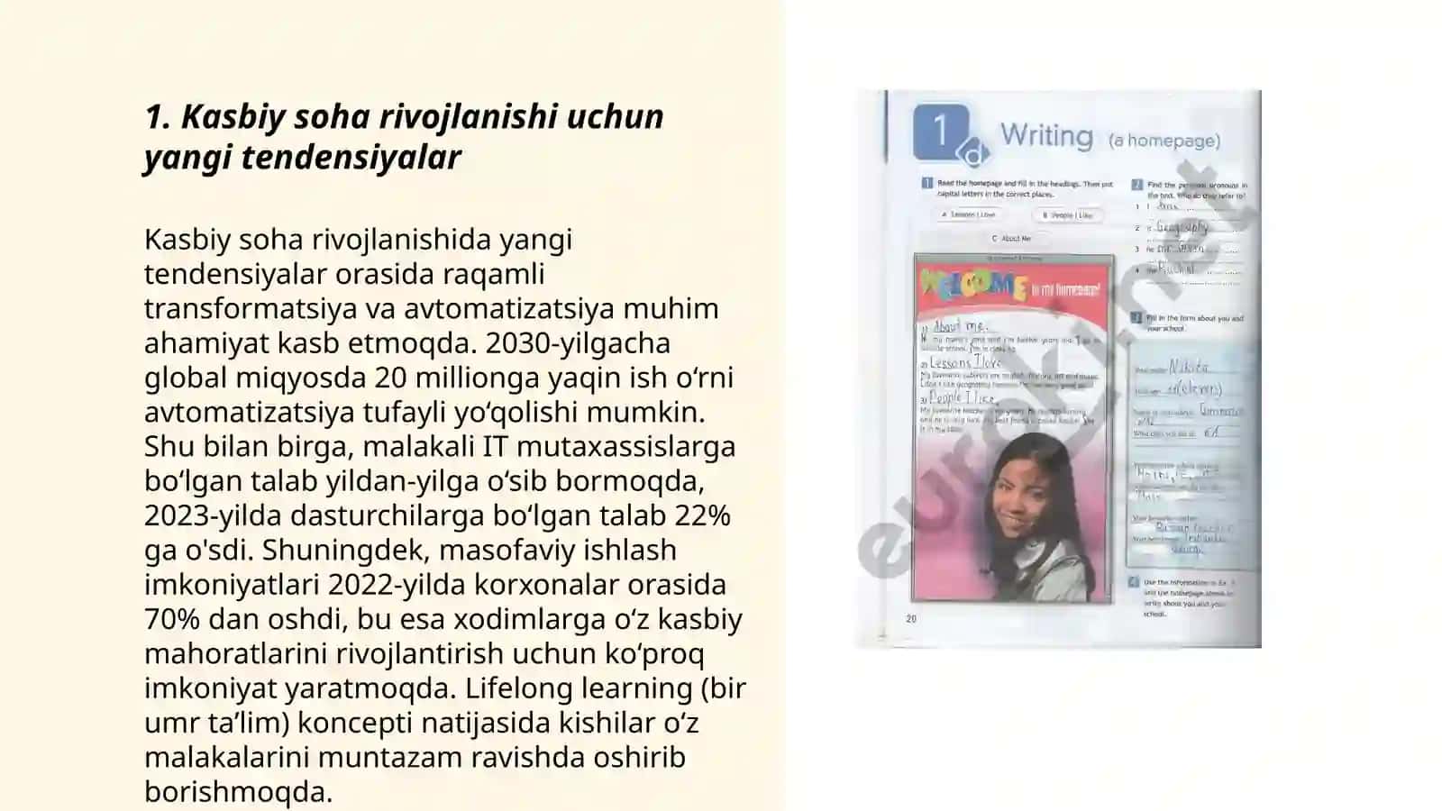 Kasbiy soha bo‘yicha kichik hajmdagi maqola yozish 3