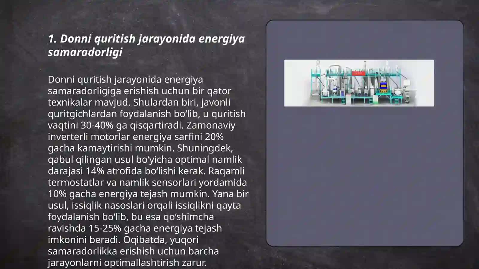 Donni quritish va saqlash jarayonida xizmat ko'rsatuvchi mexatronik modulni takomillashtirish 3