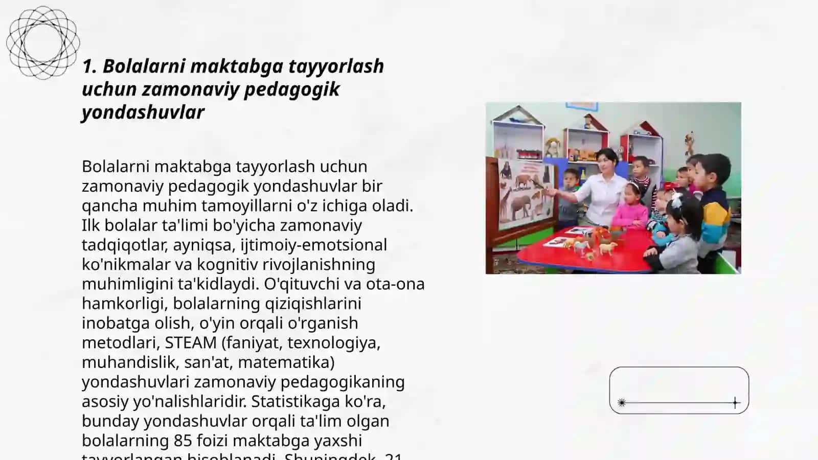 Bolalarni maktabga tayyorlashning zamonaviy texnologiyalaridan foydalanish 3