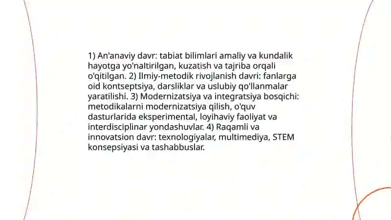 Boshlang'ich ta'lim tabiiy fanlari ta'limotining shakllanishi va fanning rivojlanishiga hissa qushgan olimlar 3