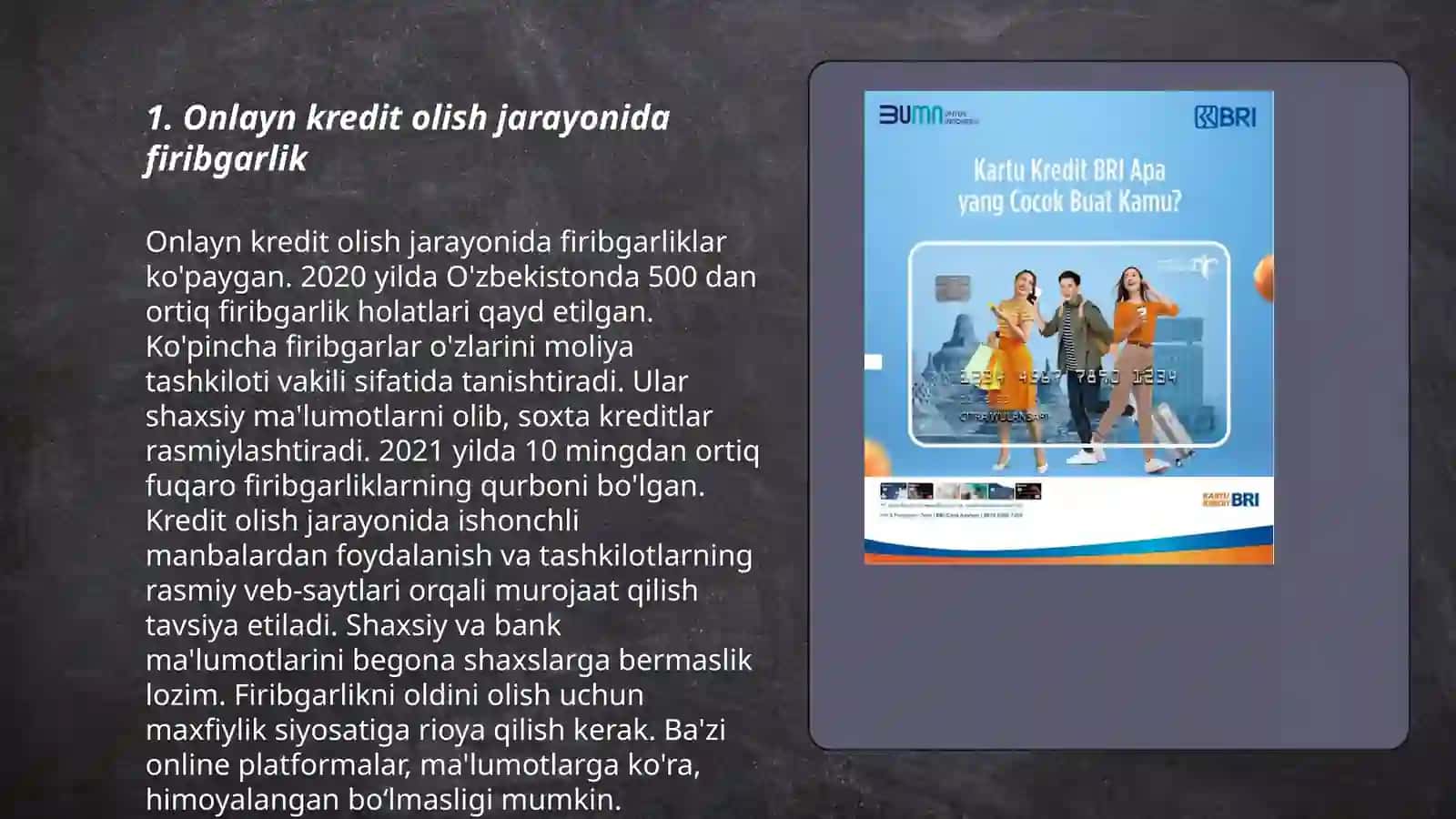 Onlayn kredit olishda kebir jinoyatlar 3