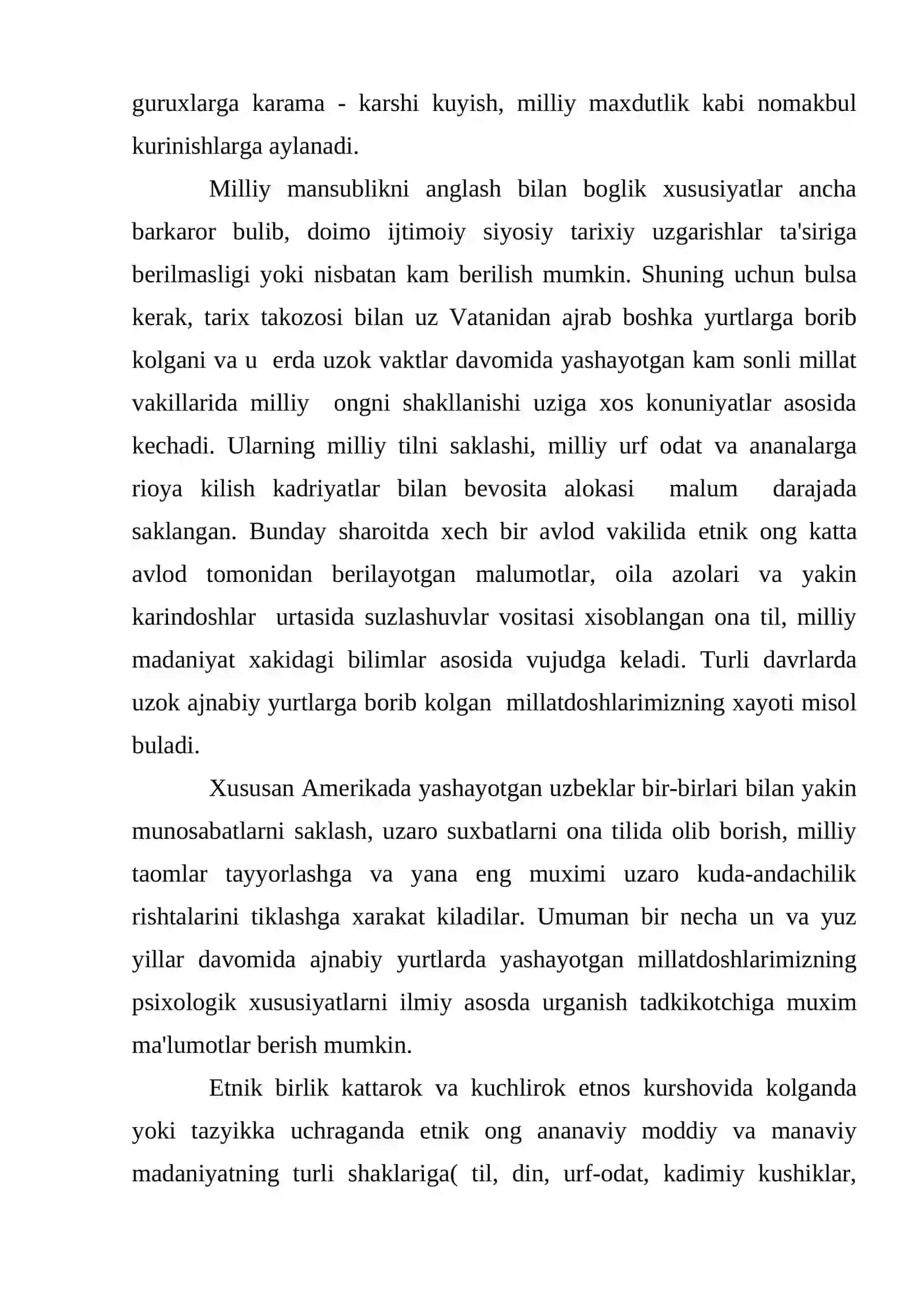 Milliy ong va milliy o`zini- o`zi anglash 3