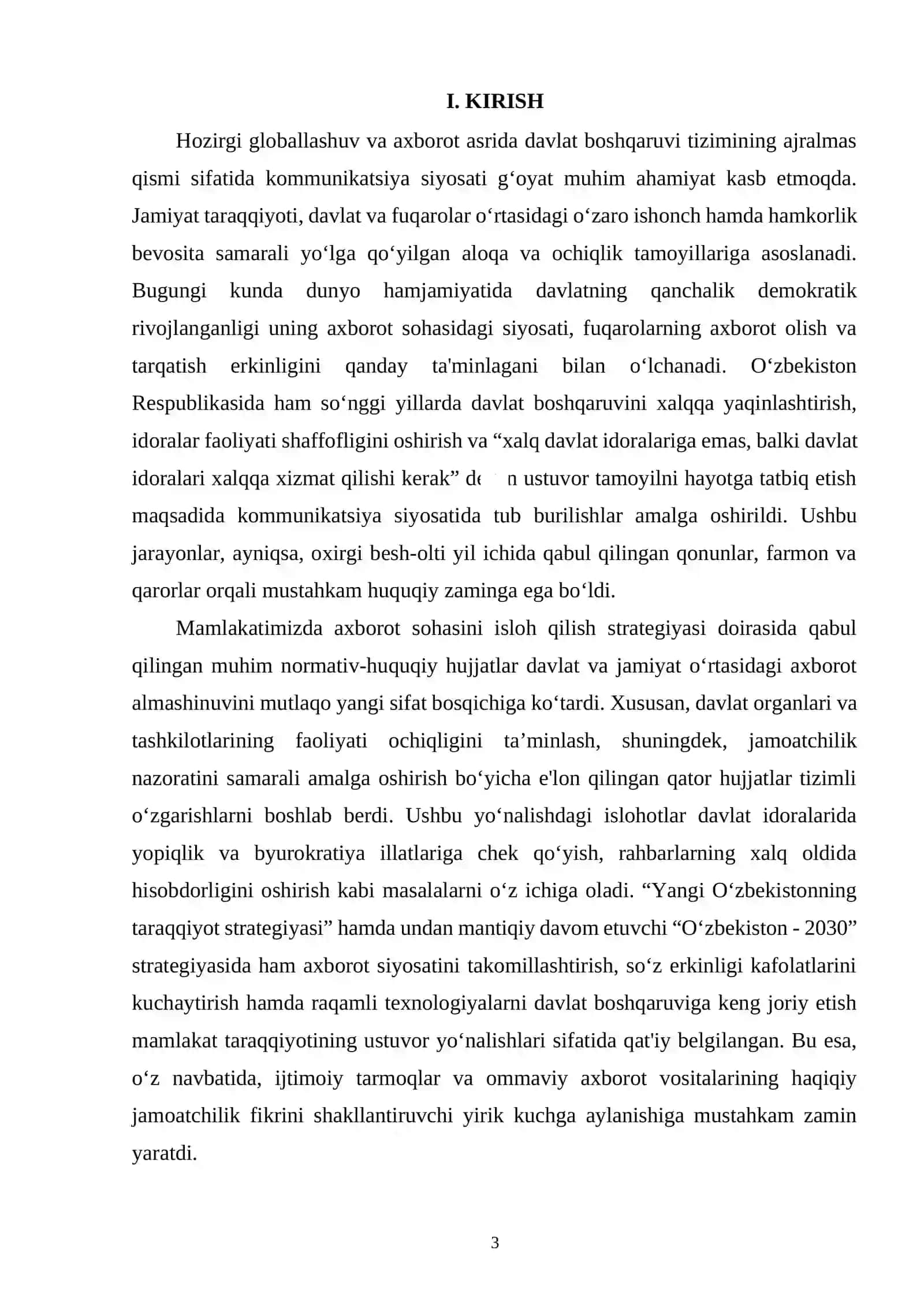 Kommunikatsiya siyosati nazariy va amaliy asoslari || Kommunikatsiya siyosati 3