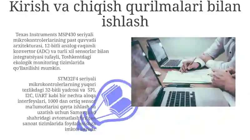 Mikrokontrollerlar dasturlash texnalogiyalari haqida umumiy malumot 3