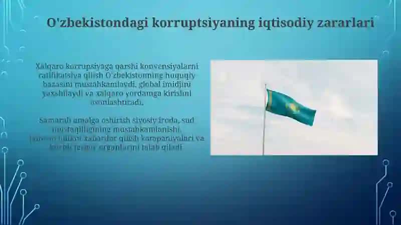 Xalqaro korrupsiyaga qarshi kurash bo‘yicha xalqaro qonunlar va qarorlarning O‘zbekistonda ratifikatsiya qilishning ahamiyati 3