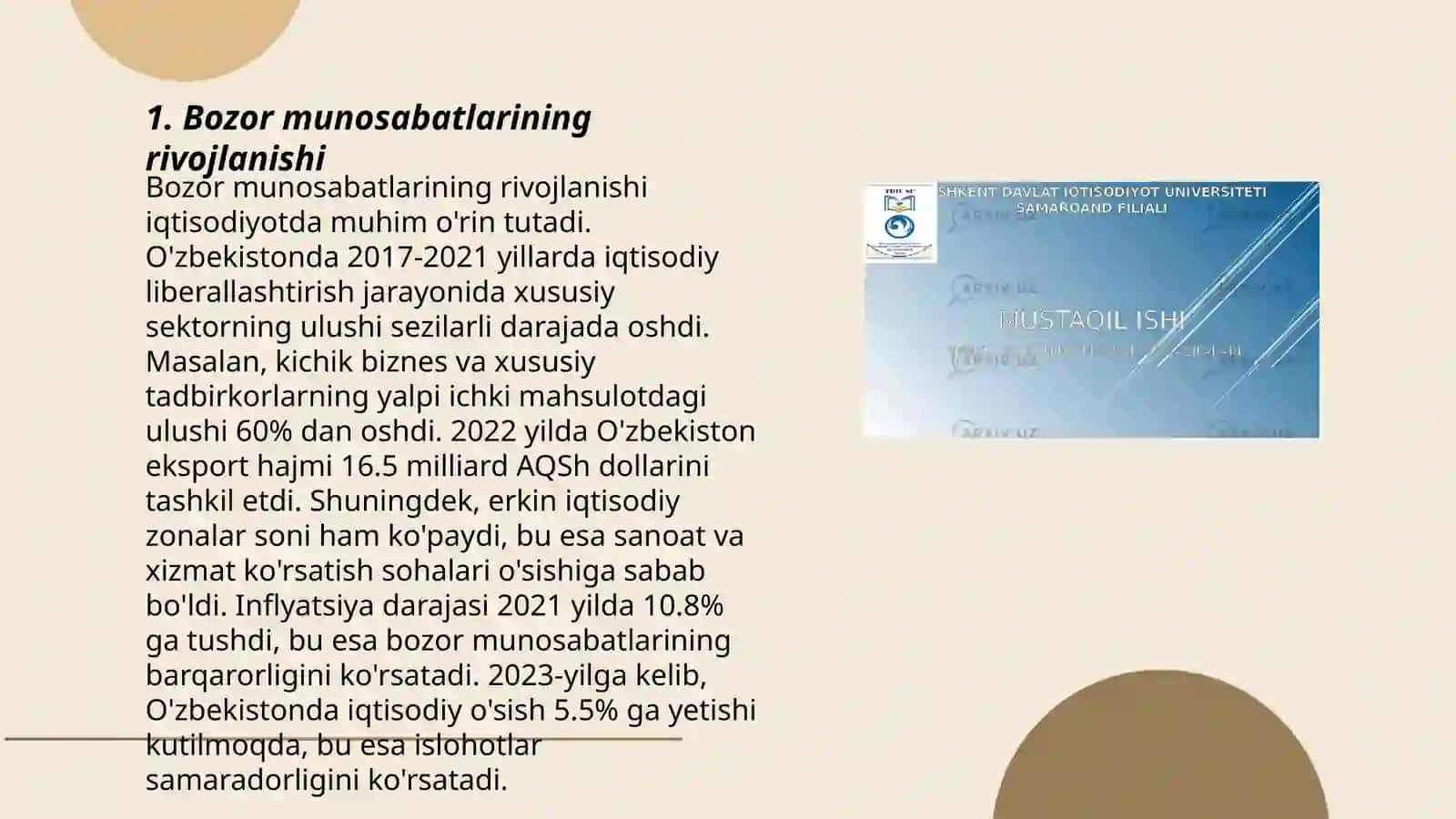 Marka iqtisodiyot yuzaga kelishi 3